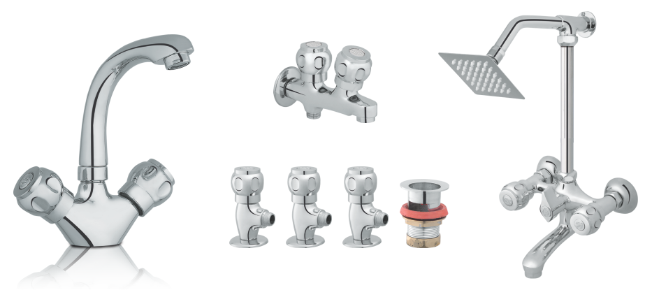 2 Knob Bath Set Art. 405