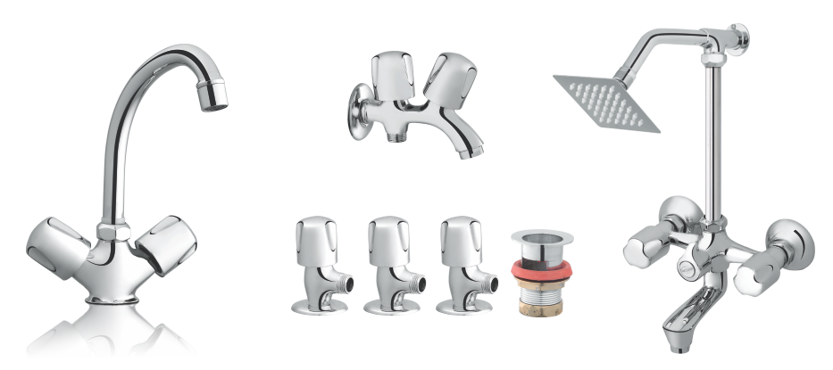 2 Knob Filli Bath Set Art. 404